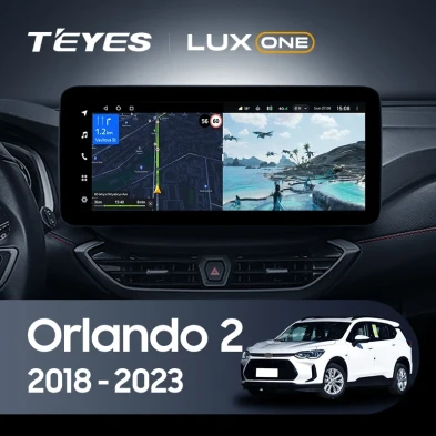 Штатная магнитола Teyes LUX ONE 360 6/128 Chevrolet Orlando 2 (2018-2023) Тип-B