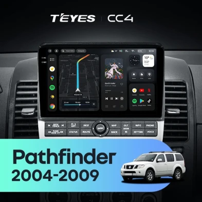 Штатная магнитола Teyes CC4 6/64 Nissan Pathfinder R51 (2004-2009) F2