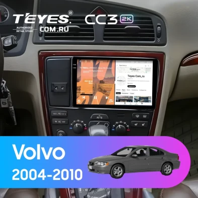 Штатная магнитола Teyes CC3 2K 360 6/128 Volvo S60 (2004-2010)