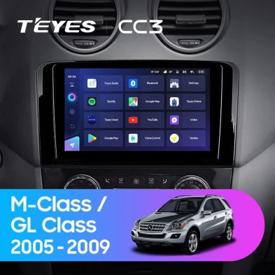 Штатная магнитола Teyes CC3 6/128 Mercedes-Benz ML-Class (2005-2009) F1
