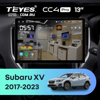 Штатная магнитола Teyes CC4 Pro 12/256 Subaru XV (2017-2023) (13")