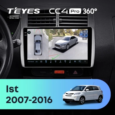 Штатная магнитола Teyes CC4 Pro 360 8/128 Toyota Ist XP110 (2007-2016)