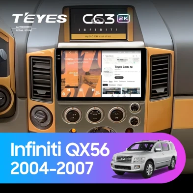 Штатная магнитола Teyes CC3 2K 4/64 Infiniti QX56 (2004-2007)